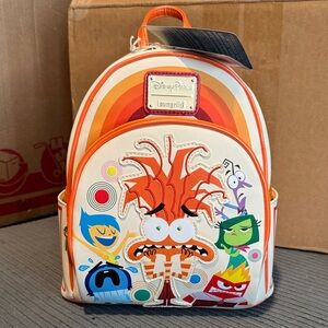 Loungefly Hard Tag Inside Out Anxiety Character Backpack - NWT